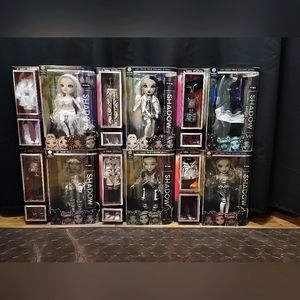 MGA Shadow High Series 1 Complete Set Of 6 - Rainbow High Fashion Dolls